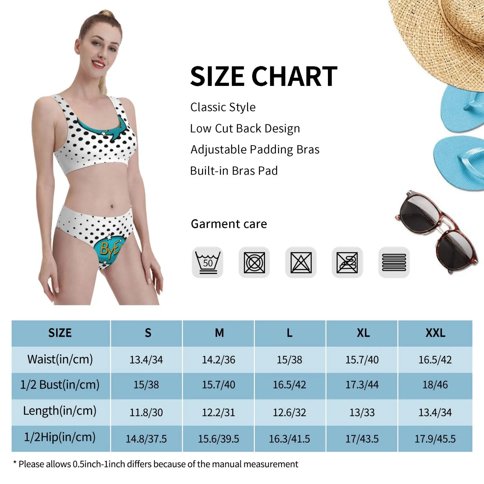 

Bye! Swimsuit one piece Bikini Padded Bye Hello Hi Say Hello Say Bye Goodbye Mouth Bite Me Biting Open Mouth Teeth