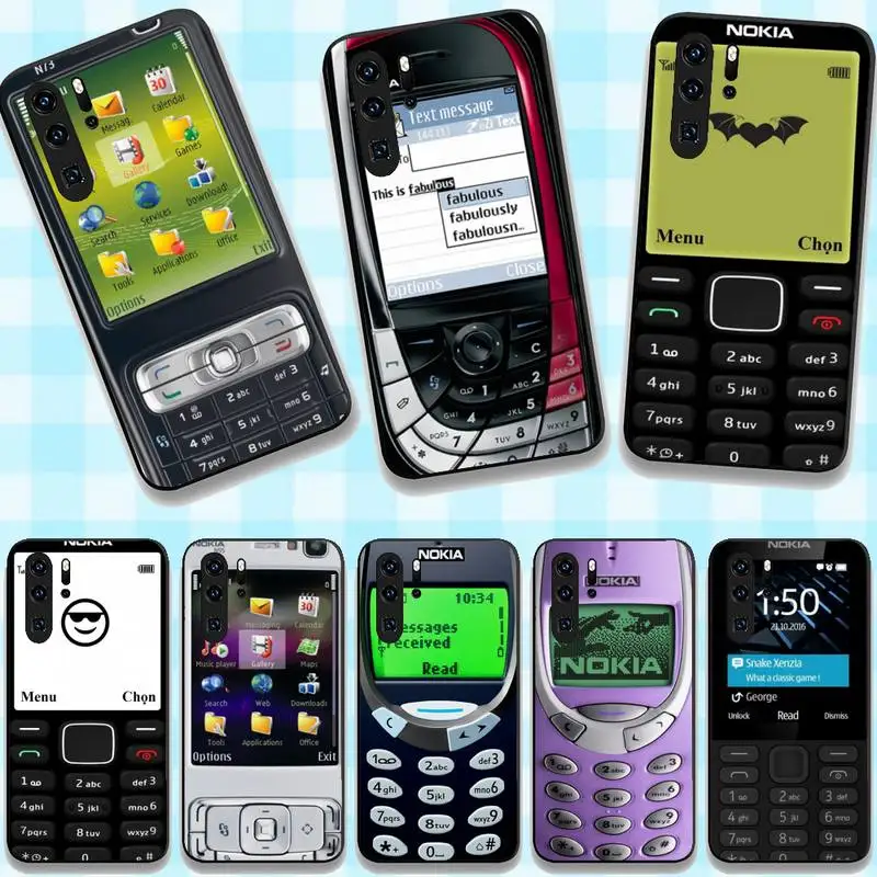 

Retro Nokia Style Phone Case For Huawei G7 G8 P7 P8 P9 P10 P20 P30 Lite Mini Pro P Smart Plus Cove Fundas