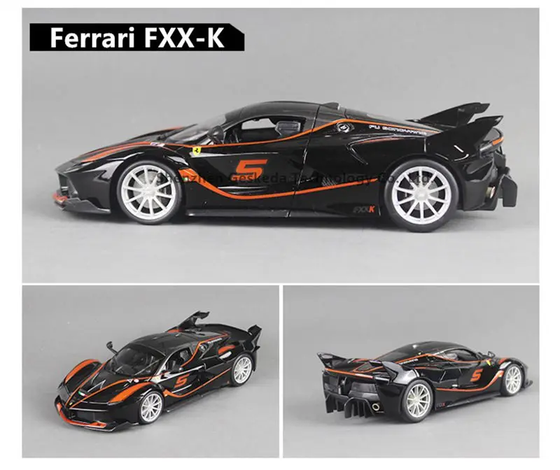 Bburago 1:18 FXXK 5 Супер спортивный автомобиль сплав модель автомобиля моделирование автомобиля украшение коллекция Подарочная игрушка Литье под давлением модель игрушка для мальчиков