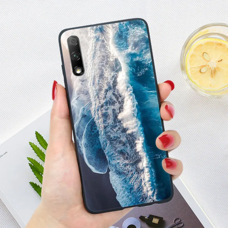 xx28 Для huawei Honor 8X чехол глянцевый яркий силиконовый бампер Honor 9X 8A 8C 8S 8X задняя крышка чехол s - Цвет: xx28