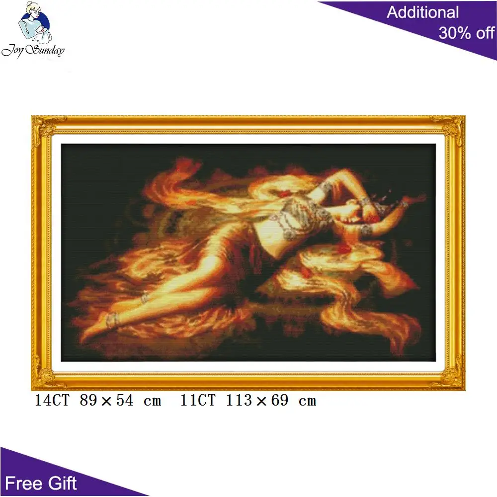 Набор для вышивки крестиком Joy Sunday Dunhuang красивый домашний декор R479 R538 R539 R681 14CT 11CT