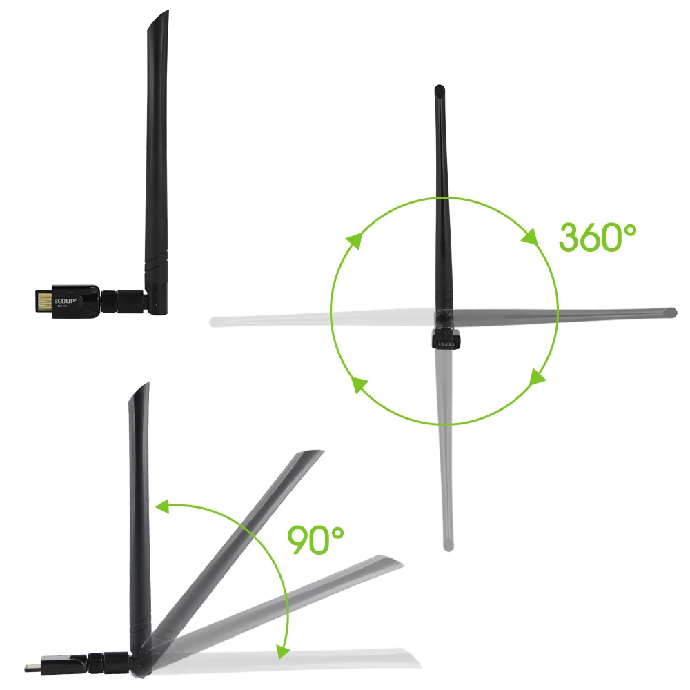 EDUP RT5370 USB WiFi адаптер 150 Мбит/с 5dbi Высокая усилительная антенна Wi-Fi дальний приемник