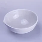 50-1000 мл испарительная тарелка, круглое дно, лабораторная керамическая тарелка с носиком для химии лаборатории