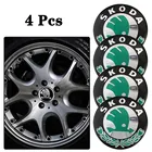 Наклейки на крышки автомобиля, 4 шт., 56 мм