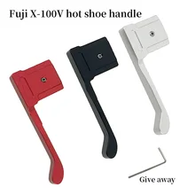 Metal Material Camera Hot Shoe Finger Handle Fuji X-100V Micro Single Hot Shoe Cover Qure Copper Shutter Button Thumb Buckle