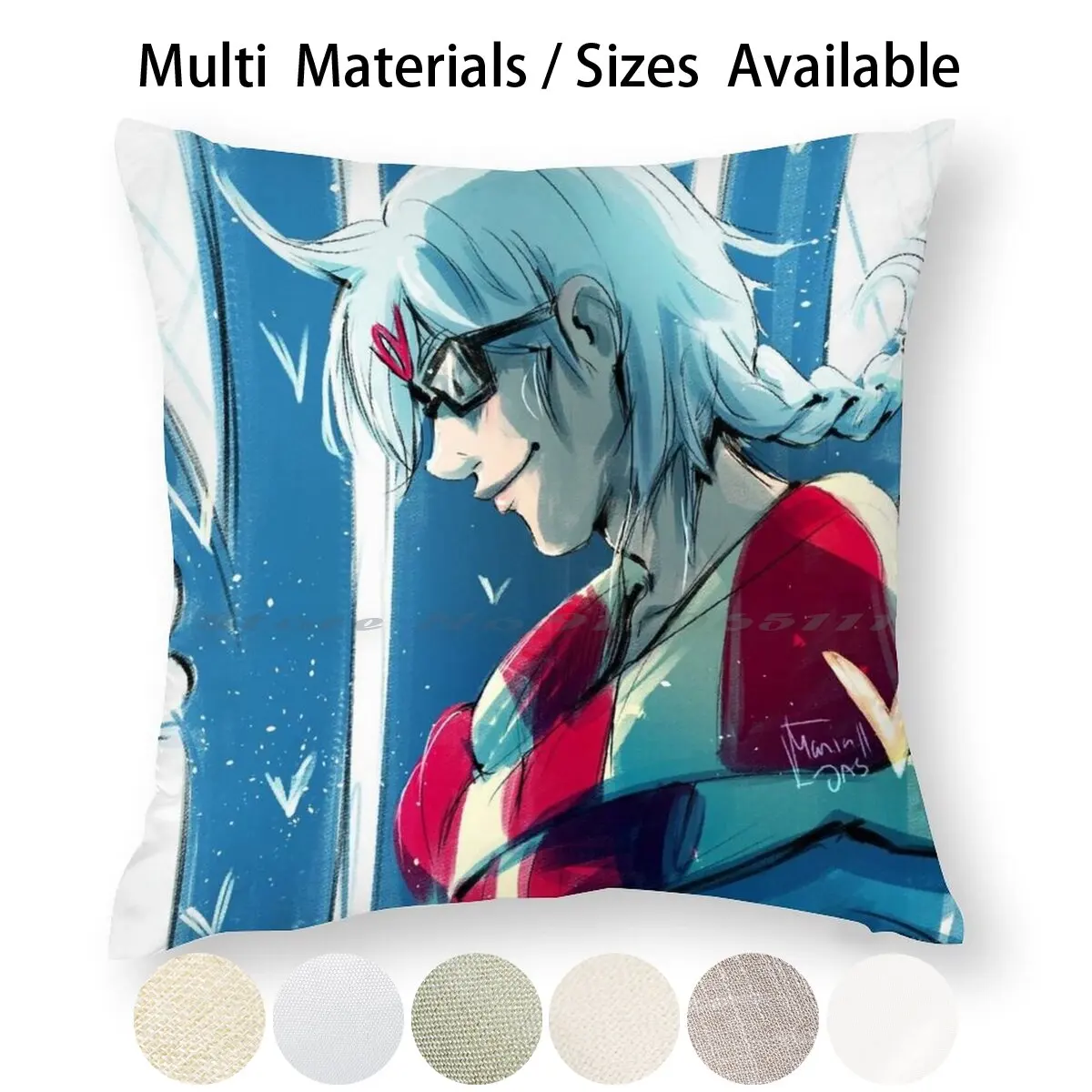 Чехол Ugo для подушки наволочка из хлопка и льна волшебного лабиринта маги манга