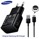 Быстрая зарядка Samsung с вилкой для ЕС и США для Samsung Galaxy A20S, A31, A41S, A51, A60, A70, A90, 5G M10, M20, M30, USB Type-C, кабель для зарядного устройства
