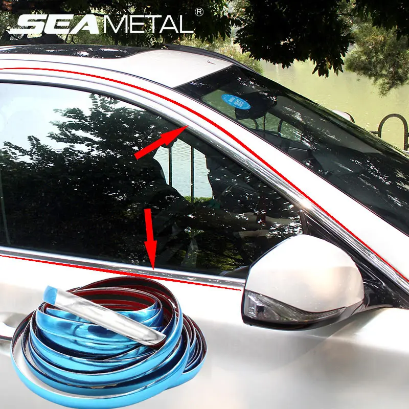3 метра Автомобильная хромированная формовочная накладка наклейка DIY наружные