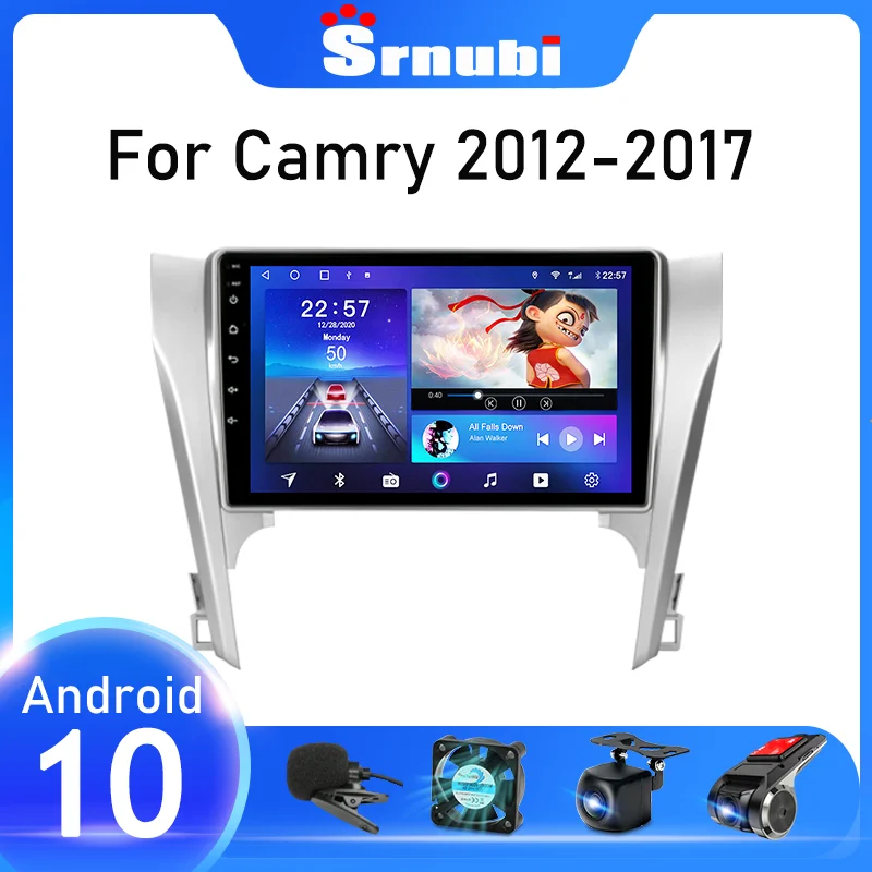 Srnubi 10 &quotAndroid автомобильный радиоприемник мультимедийный видеоплеер для Toyota Camry