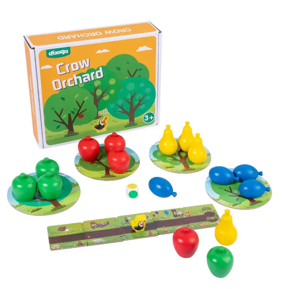 

Настольная игра «фрукты», Развивающие Игрушки для раннего развития, настольные игрушки для мальчиков и девочек «очень первый кабан»