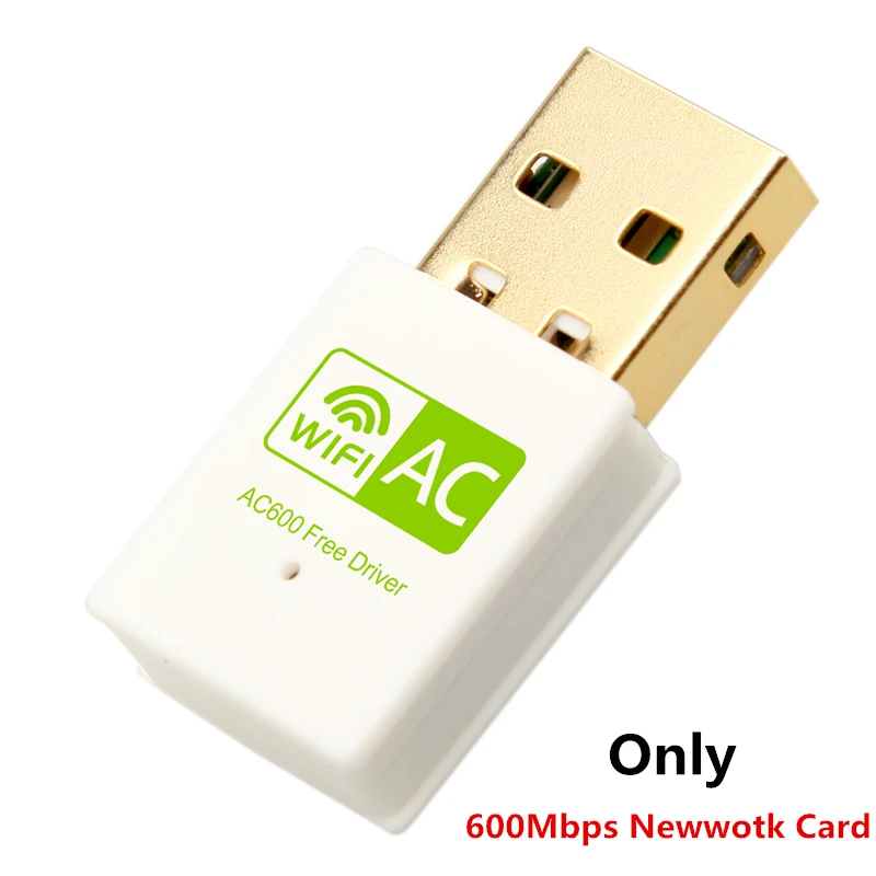 Kebidu USB WiFi адаптер Сетевая карта USB Lan Ethernet Wi-Fi приемник 600 Мбит/с беспроводной адаптер AC двухдиапазонный 2,4G USB WiFi антенна - Цвет: as picture