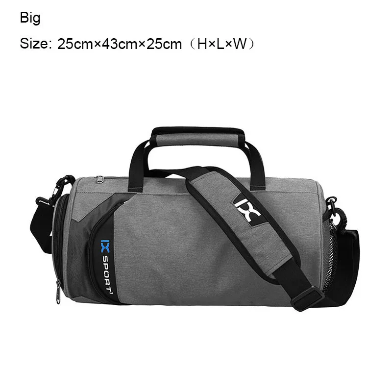 Deep Grey Big IX Plus XL большая спортивная сумка, сумки для фитнеса, влажная сухая спортивная сумка для женщин и мужчин, сумка для йоги, спортивная обувь, Gymtas, сумка для путешествий XA23WA - Цвет: Deep Grey Big