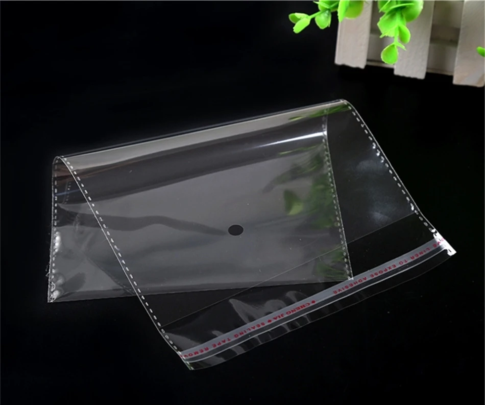 StoBag 100 шт 30*50 см прозрачный самоклеющийся Resealable Opp сумки для одежды прозрачная упаковка пластиковые пакеты Подарочная сумка целлофановая сумка
