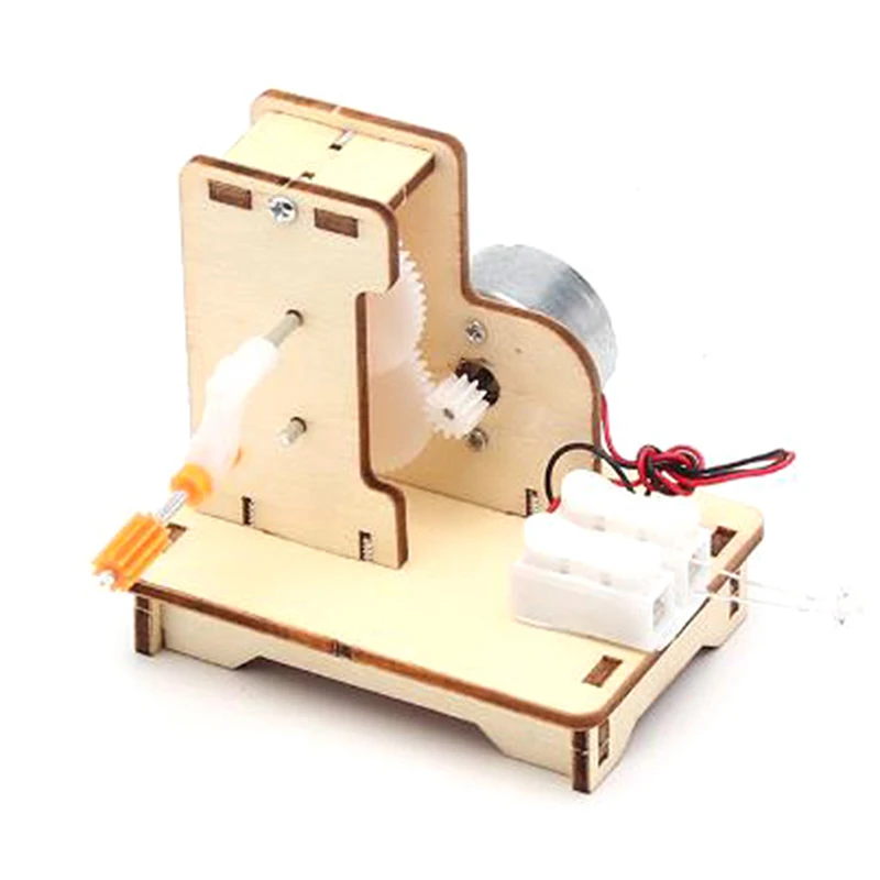 

DIY Wooden Hand Cranked Generator Students Kids Physical Science Toys Exercise Practical Ability Physical Science Toys