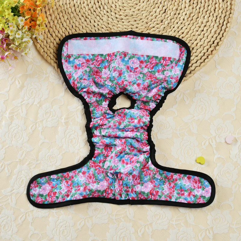 

Female Dogs Colorful Physiological Pants Menstrual Safety Pants For Dogs Pet Diapers Sanitary Diapers Underwear Briefs