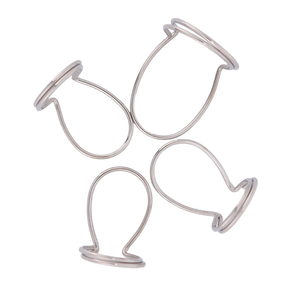 4 шт. выбор гитары стилус пальца с бабочкой серебро металл классический на заказ