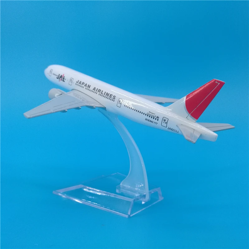 16 см масштаб 1:400 модель самолета авиакомпании JAL Japan Airlines Боинг B777 цинковый сплав