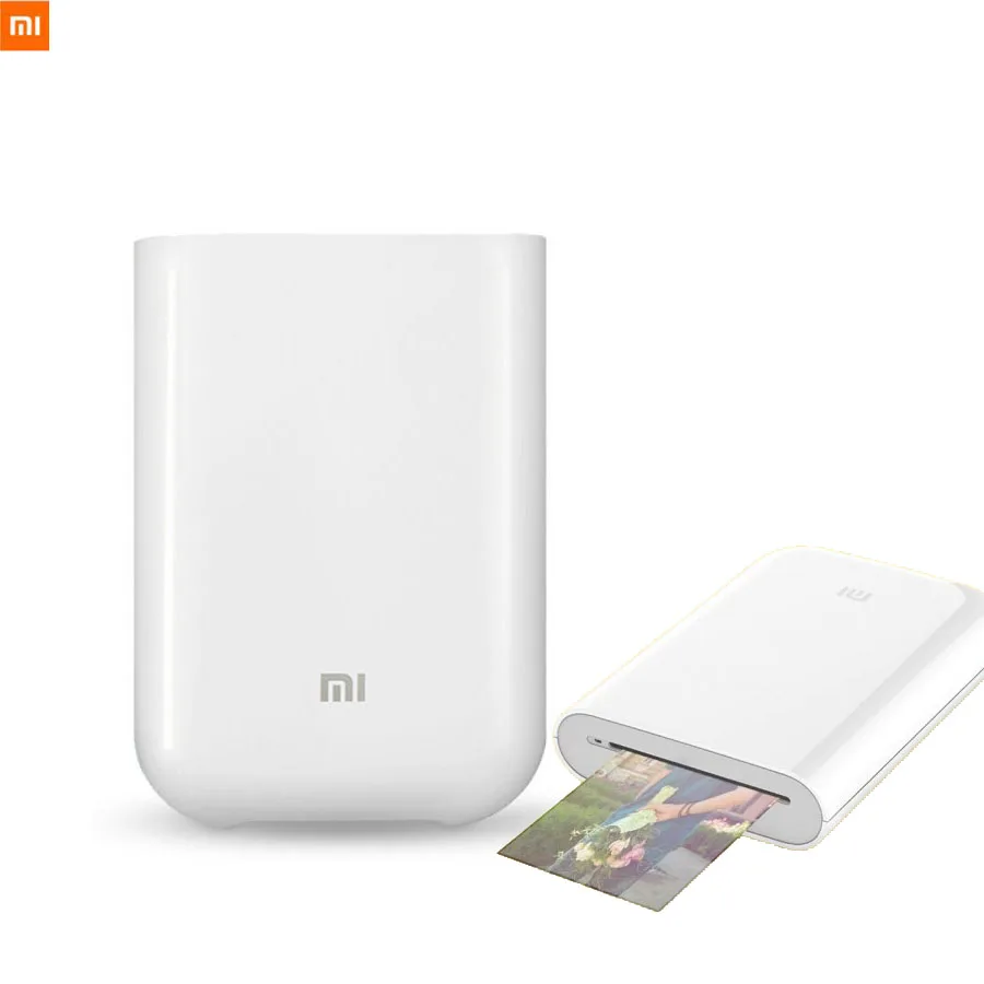 Мини фотопринтер Xiaomi mijia портативный карманный принтер стандартный 300 точек/дюйм