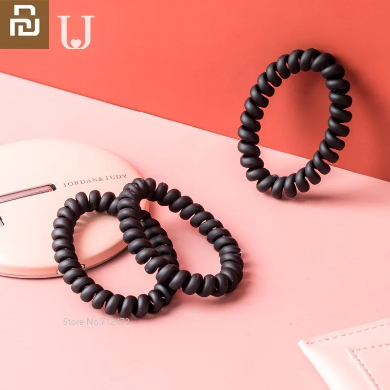 

Youpin Telephone line loop Matte Minimalistic headdress tie hair high quality Rubber band Hair ring for girl women Long hair