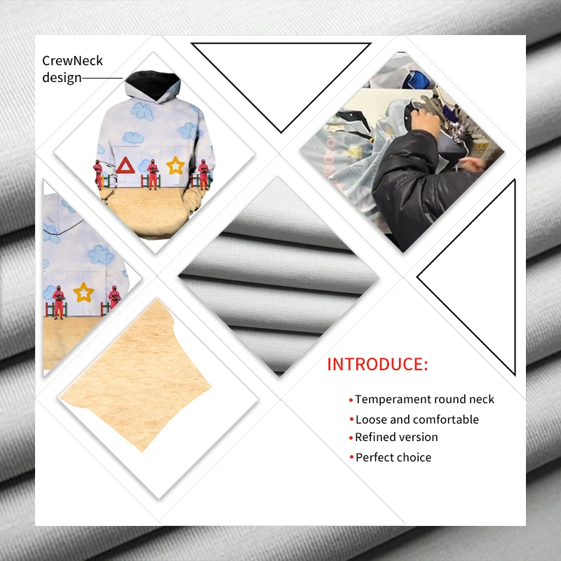 Sudadera con capucha con estampado 3D de calamar para madre y ni&ntilde;o, ropa de moda para familia, sudaderas para beb&eacute;, ni&ntilde;o y ni&ntilde;a, jersey de manga larga, Top de 4-14 a&ntilde;os-5