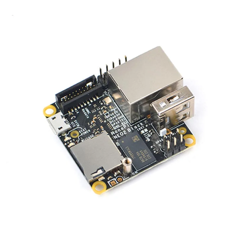 Плата разработки NanoPi NEO2 Black All Zhi H5 четырехъядерный 64-битный A53 гигабитная сеть Ubuntu
