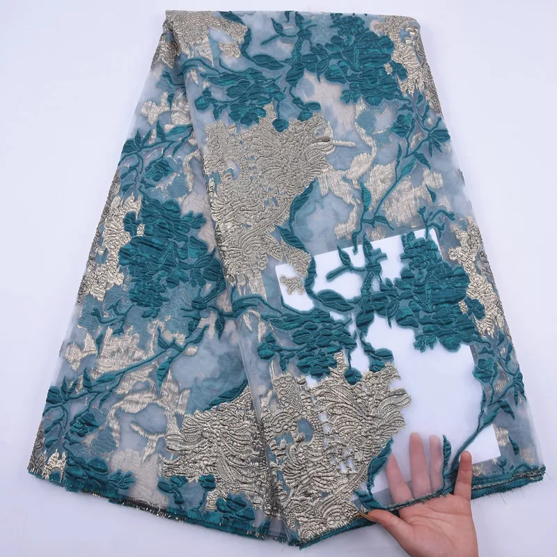 

2020 New Hot Sale African Lace Fabric French Organza Tulle Lace Fabric Nigeria Mesh Lace Fabric For Wedding Party Dress Sewing