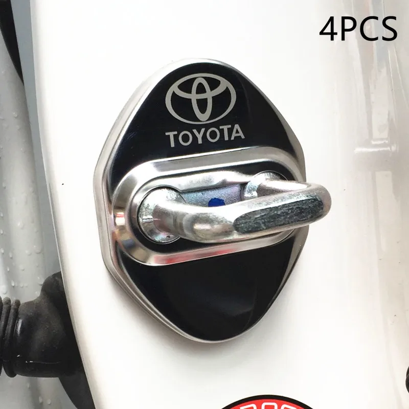 Автомобильный Дверной замок защитный чехол для toyota camry chr corolla rav4 температурный