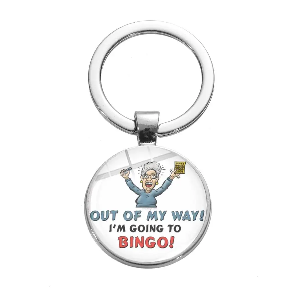 SONGDA модная игра в бинго тема брелок подарок Креативный я люблю Цитата Забавный