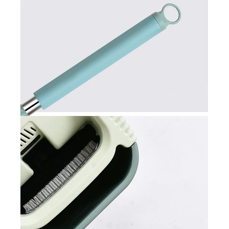 

Promotion! Squeeze Mop and Bucket Hands-Free Tightening Floor Cleaning superfine fiber Mop Pad Wet Or Dry Use Wooden Floor