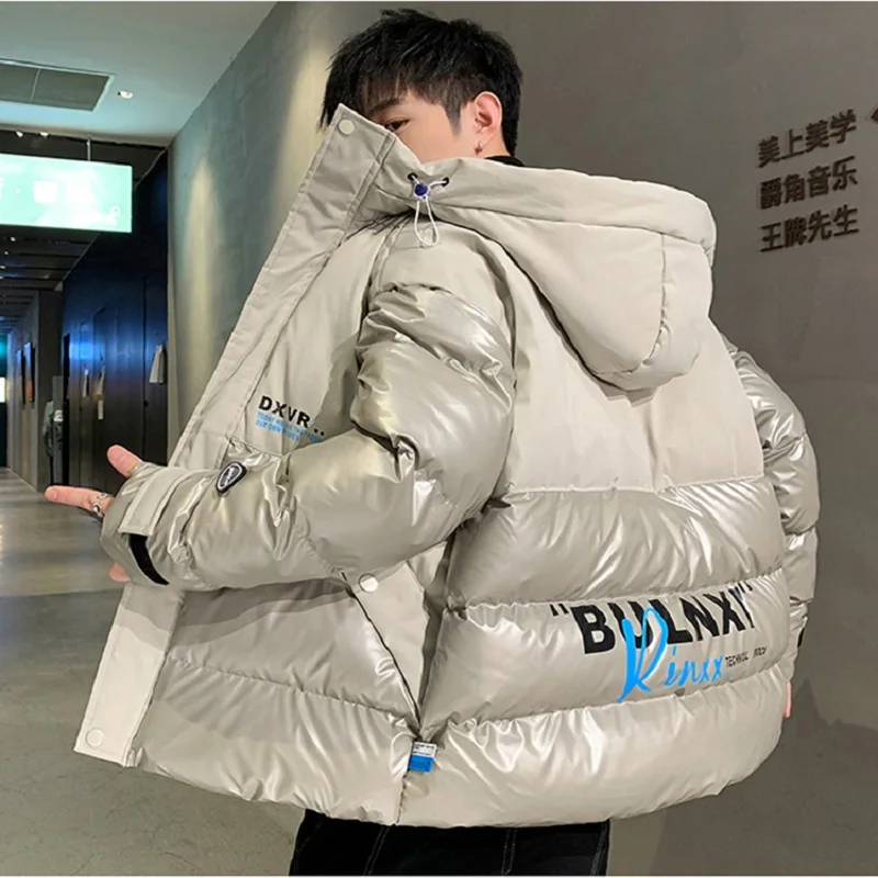 2021 New Winter Warmth Cotton-padded Clothes Trendy Fashion Hooded To Keep Warm Couple Thickening Bread Coat Ropa Para Hombre