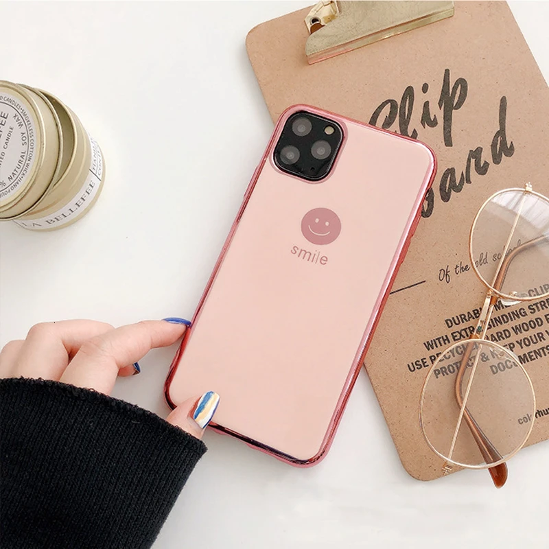 Однотонный чехол для телефона iPhone 11 Pro Max XR XS 6 6S 7 8 Plus X мягкий из ТПУ с