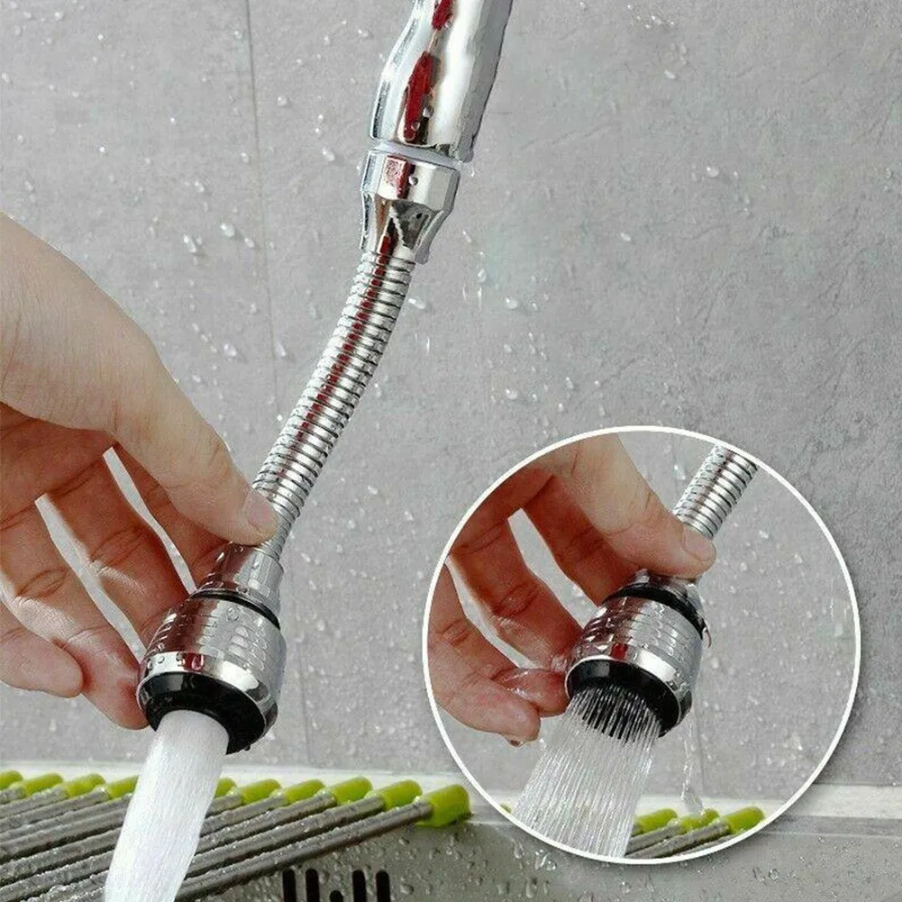 

360 Degree Rotatable Water Saving Faucet Water Faucet Bubbler Tap Aerator Diffuser Faucet Nozzle Filter Stainless Steel