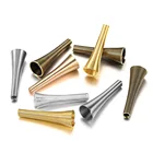 MEIBEADS 50 шт.лот 27,5 мм золотистого цвета весенние бусины колпачки металлические пробки DIY ювелирные аксессуары фурнитура UF2019