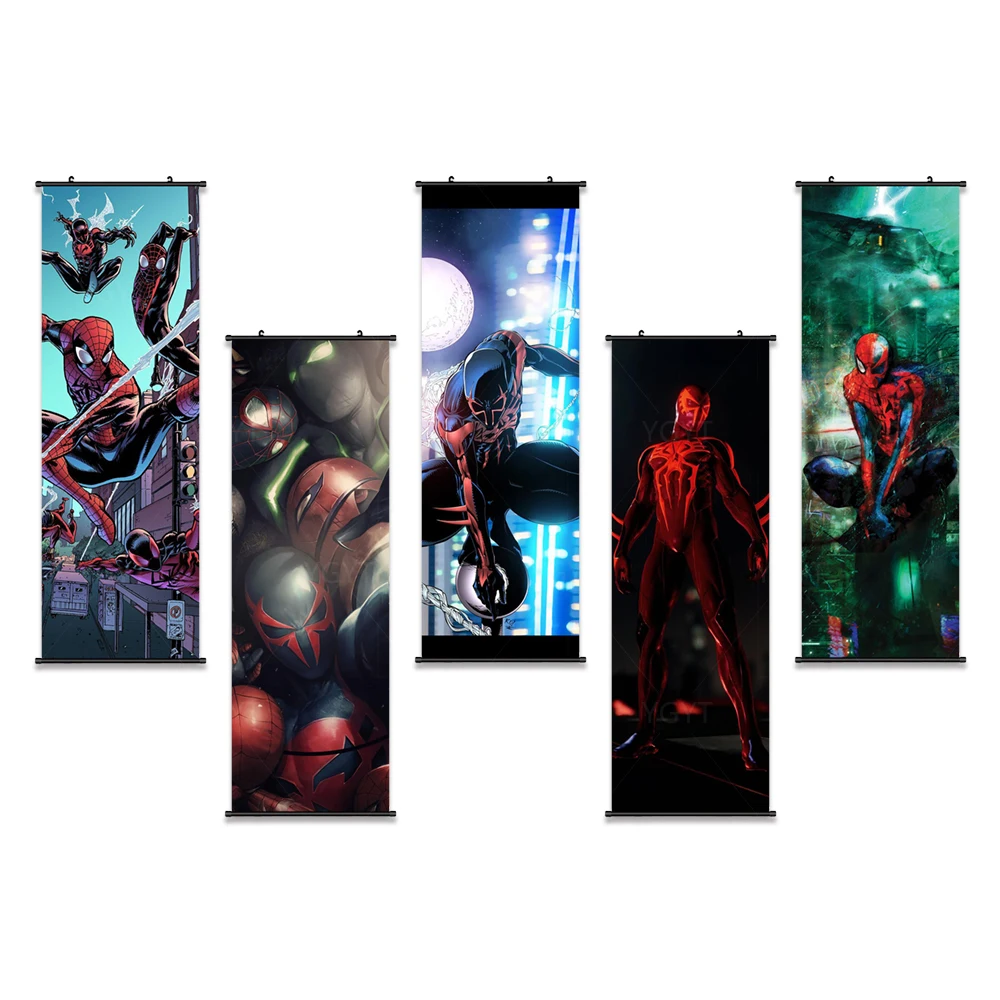 

Wall Artwork Hanging Spider Man Painting Poster Movie Canvas Print Marvel Picture Avengers Home Decor Scroll Bedside Background