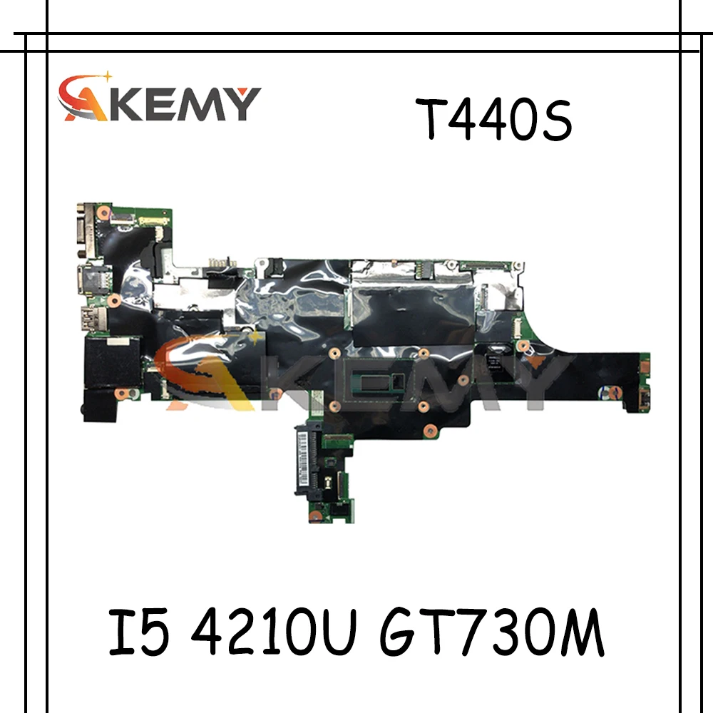 

Akemy для Lenovo Thinkpad T440S Материнская плата ноутбука VILT0 NM-A051 процессор I5 4210U GPU GT730M FRU 04X3897 04X3896 00HW100