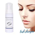 60 мл ресниц шампунь для роста волос клей для наращивания ресниц без макияжа стимуляции глаз Горячая вспененное чистящее насос для капельного орошения, ненатуральные искусственные мусс D J0H3