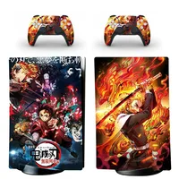 Demon Slayer PS5 Digital Edition Skin Sticker Decal Cover for PlayStation 5 Console & Controllers PS5 Skin Sticker Vinyl