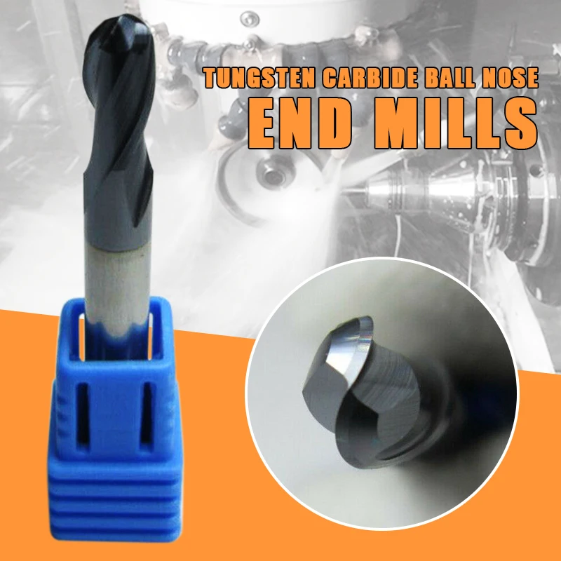 HRC45 Концевая фреза диаметр 6 мм карбид вольфрама концевые фрезы 2 флейты карбида