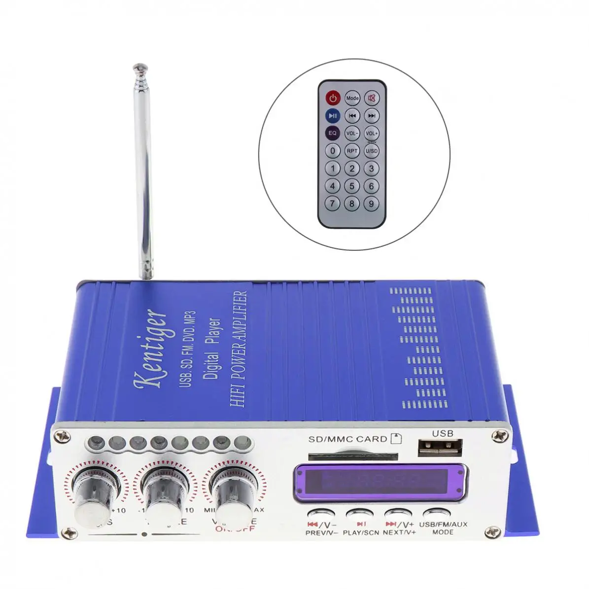 Усилитель мощности HY502 HiFi 2CH для автомобильной стереосистемы звуковой режим