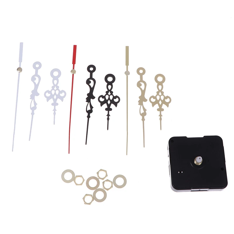 3-color Quartz Clock Repair Parts Wall-mounted Mute Large Moire Pointer Set For Clock Repair Movement