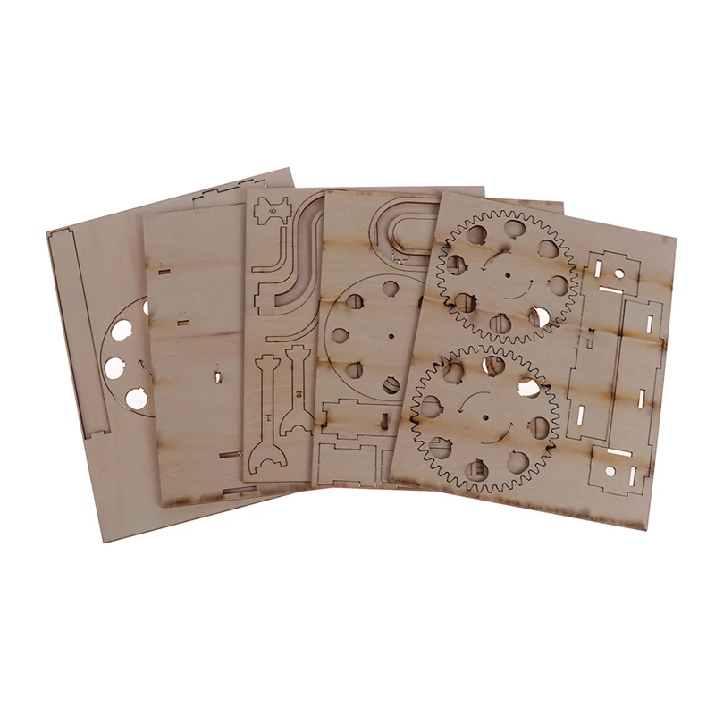 

Educational Toys Marble Run Game DIY Wooden Model Gear Engineering Building Kits Assembly Home Decor