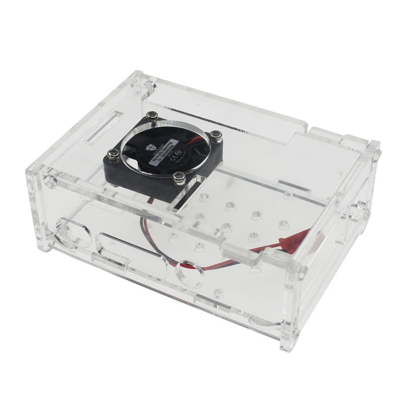 Прозрачный защитный чехол для Raspberry Pi Fan 2A вентиляторы охлаждения 5 В защита