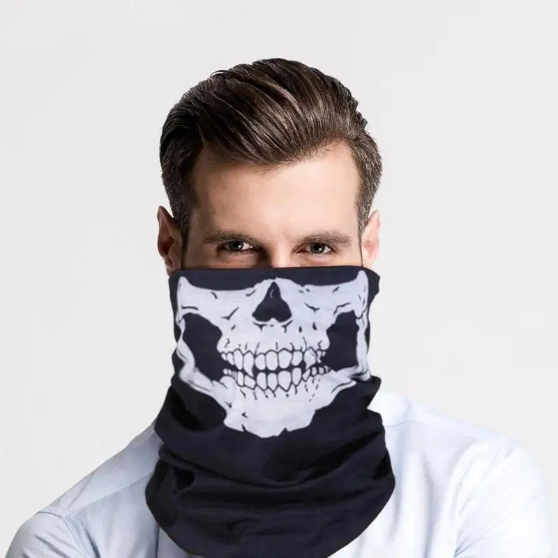 Cosplay Halloween Horror Skeleton 3D Print Mask face mask Screen guard/Glove Set Ghost Vampire Devil Spoof Props party tool | Игрушки и