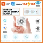 Модуль Wi-Fi Tuya Mini 16 А, двухсторонний переключатель с управлением через приложение Smart Life, работает с Alexa Google Home