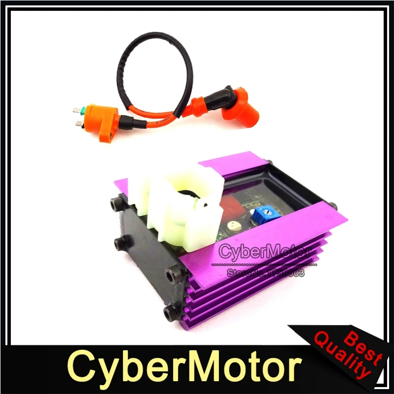 6-контактный гоночный регулятор AC CDI + Катушка зажигания для 50cc 125cc 150cc ATV Quad GY6