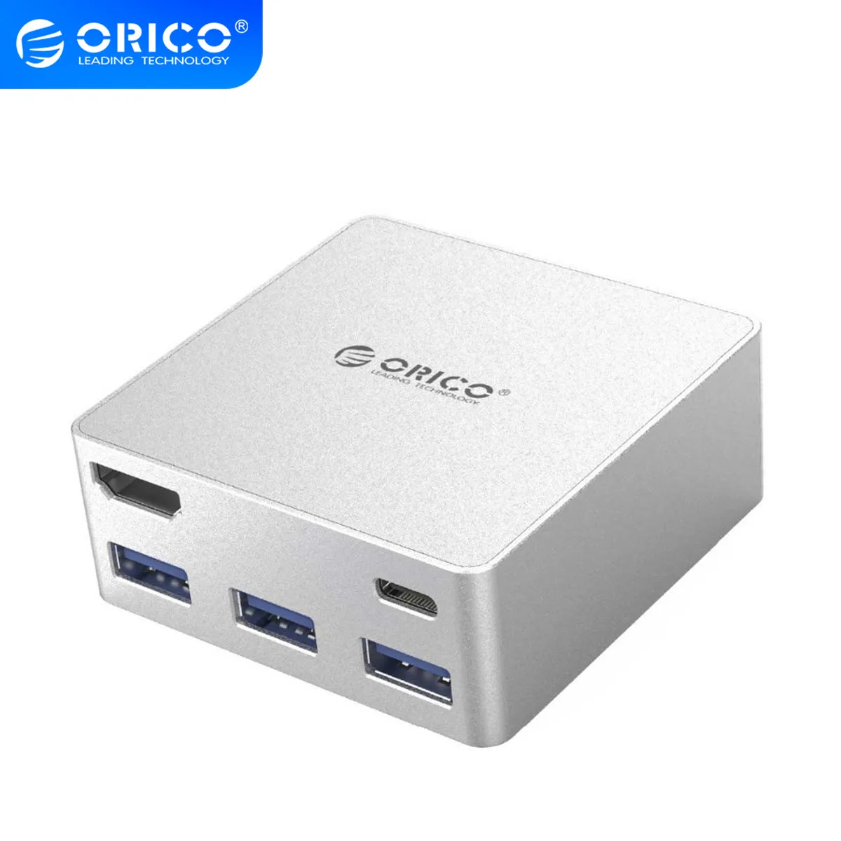 ORICO CDHU3 Type C концентратор USB3.0 HDMI совместимая алюминиевая мини Док станция PD