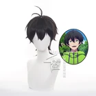 Парик SK8 Бесконечность китайская Мия для косплея, короткие черные SK 8 термостойкие синтетические волосы, парики + парик