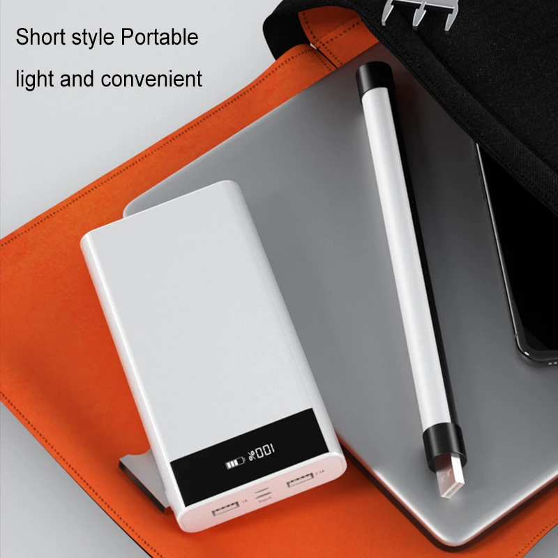 RGB Colorful Atmosphere Night Light Portable LED Fill Photography Lighting Stick USB Powered Selfie Lamp Live Beauty Luzes | Лампы и