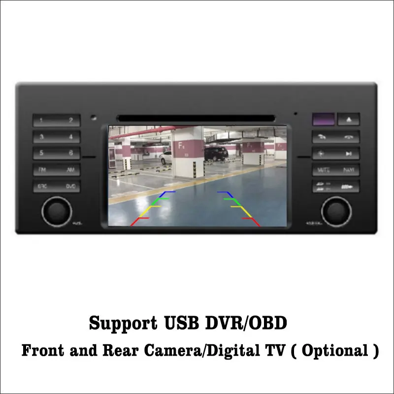 Android 7 1 2G RAM для BMW X5 E53 / E38 5E39 автомобильный Радио Аудио Видео мультимедийный dvd