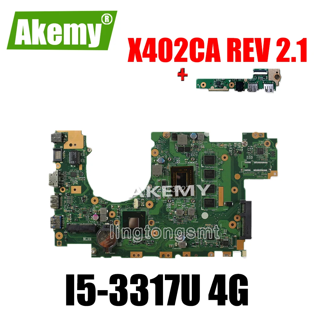 

Отправка платы + X402CA материнская плата I5 CPU REV2.1 4G память для For For For For Asus X402CA Материнская плата ноутбука X402CA материнская плата X402CA материнская...